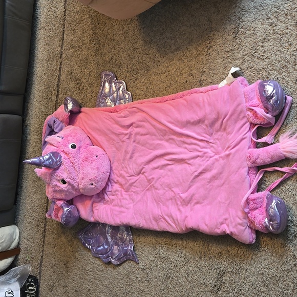 Pink & Purple  Unicorn  Sleeping bag - Picture 3 of 7